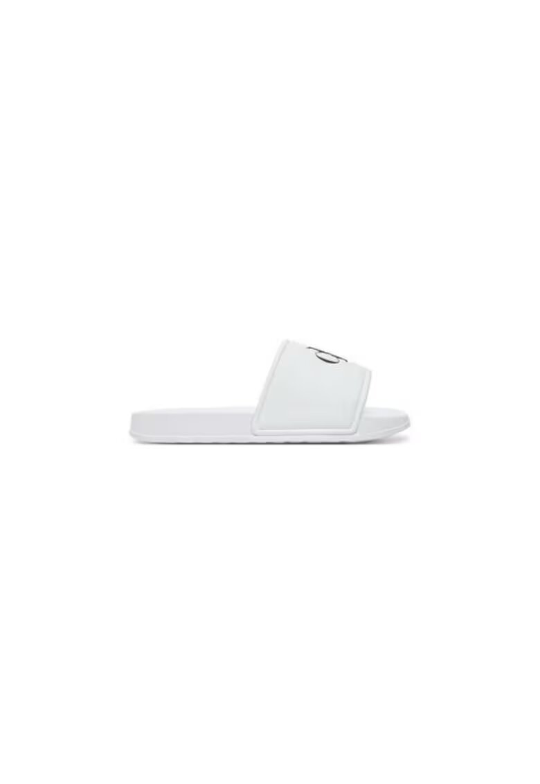 Calvin Klein Jeans Papuci copii - piele ecologica - alb -