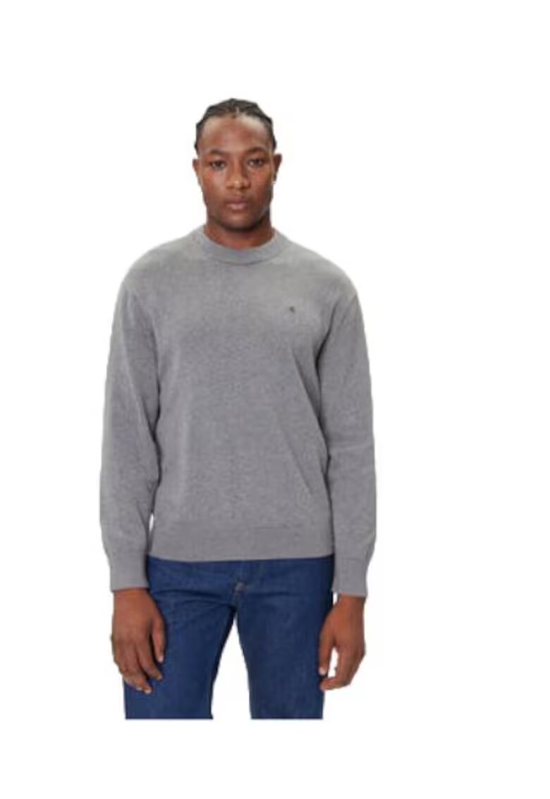 Calvin Klein Jeans Pulover barbati - bumbac - gri -