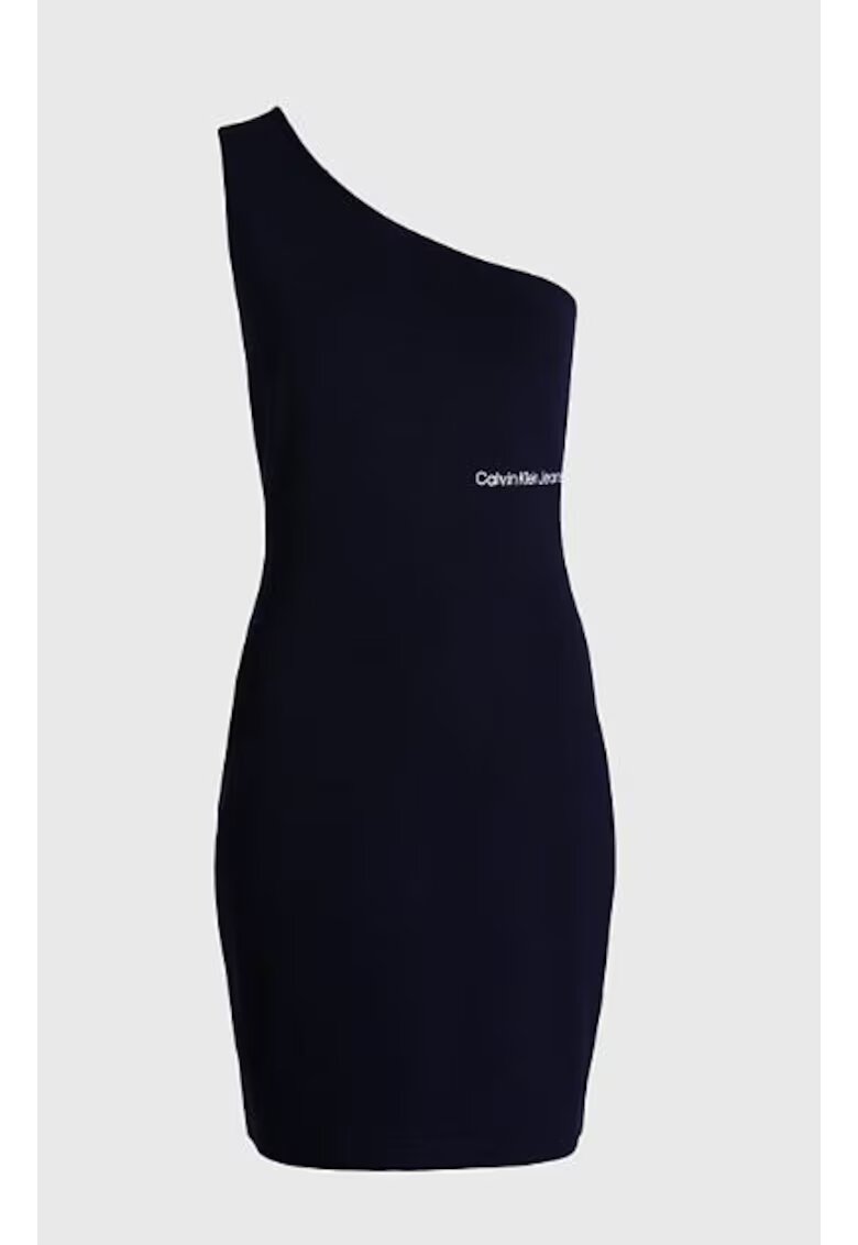 Calvin Klein Jeans Rochie pe umar cu print logo -