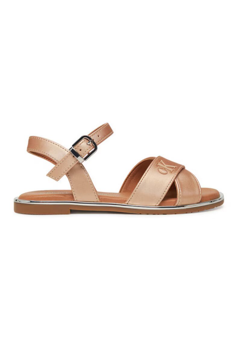 Calvin Klein Jeans Sandale copii - roz - piele ecologica