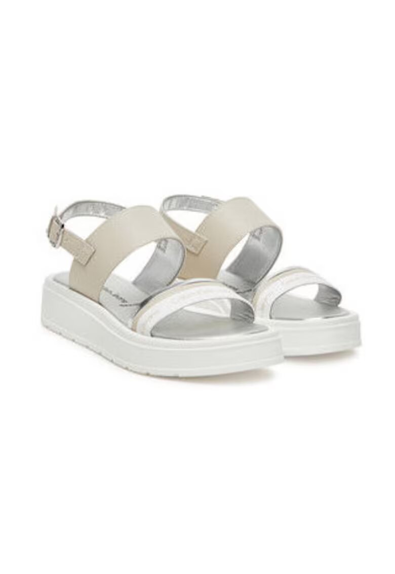 Calvin Klein Jeans Sandale fete - bej - piele ecologica