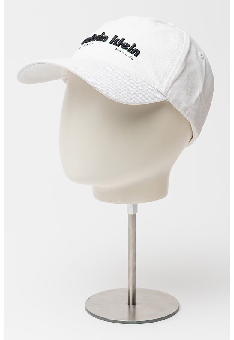 Calvin Klein Jeans Sapca baseball cu detaliu logo - Alb/Negru