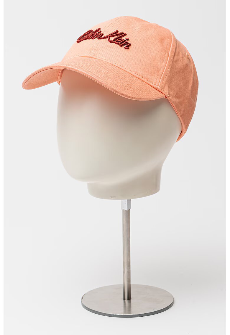Calvin Klein Jeans Sapca baseball cu logo brodat - Portocaliu