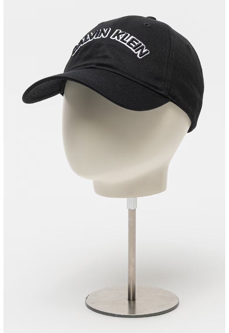 Calvin Klein Jeans Sapca din bumbac cu broderie logo - Negru