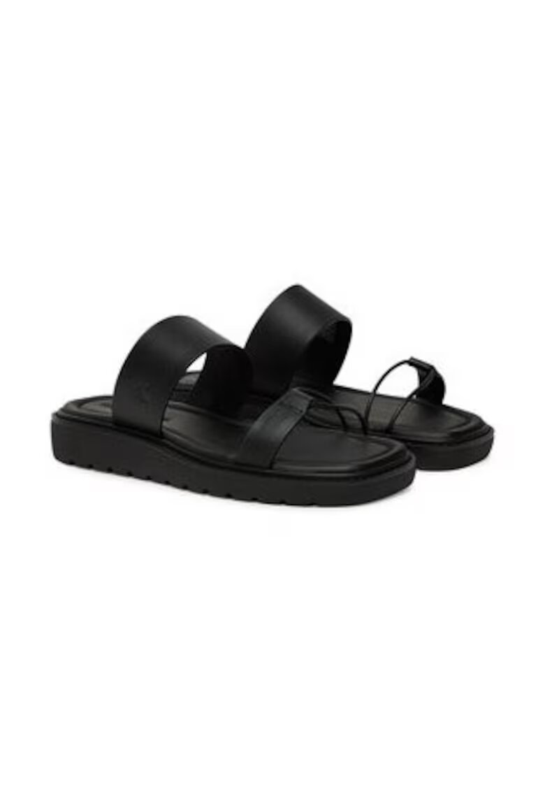 Calvin Klein Jeans Slapi dama - piele naturala - negru