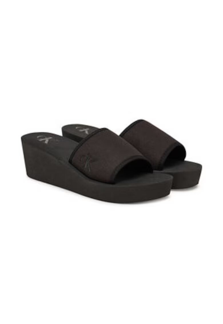 Calvin Klein Jeans Slapi de dama - 304826481 - textil - negru -