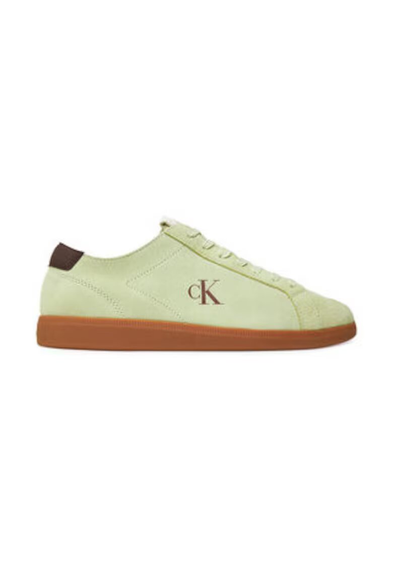 Calvin Klein Jeans Tenisi barbatesti - piele naturala - verde - Verde
