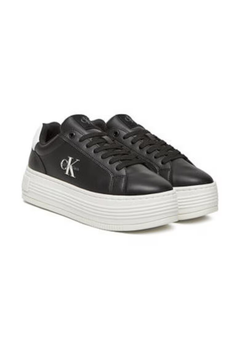 Calvin Klein Jeans Tenisi dama 305191953 - Piele naturala - Negru/Alb - Negru
