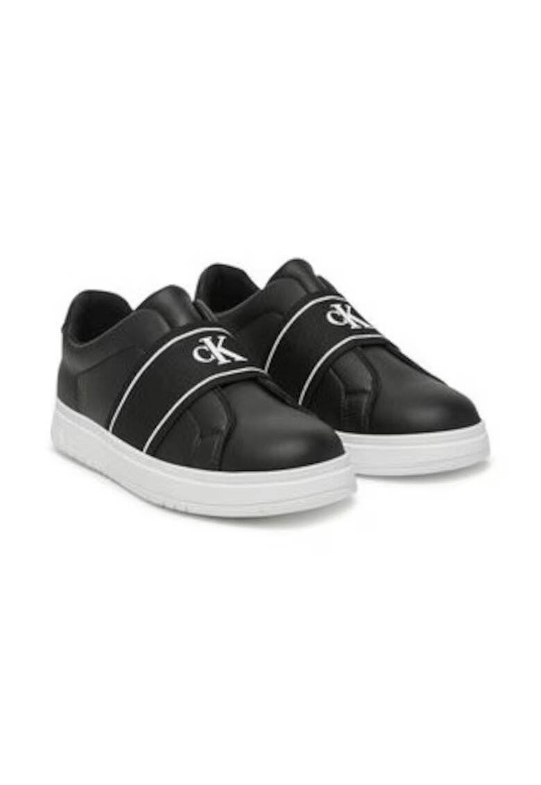 Calvin Klein Jeans Tenisi unisex piele ecologică - negru - Negru