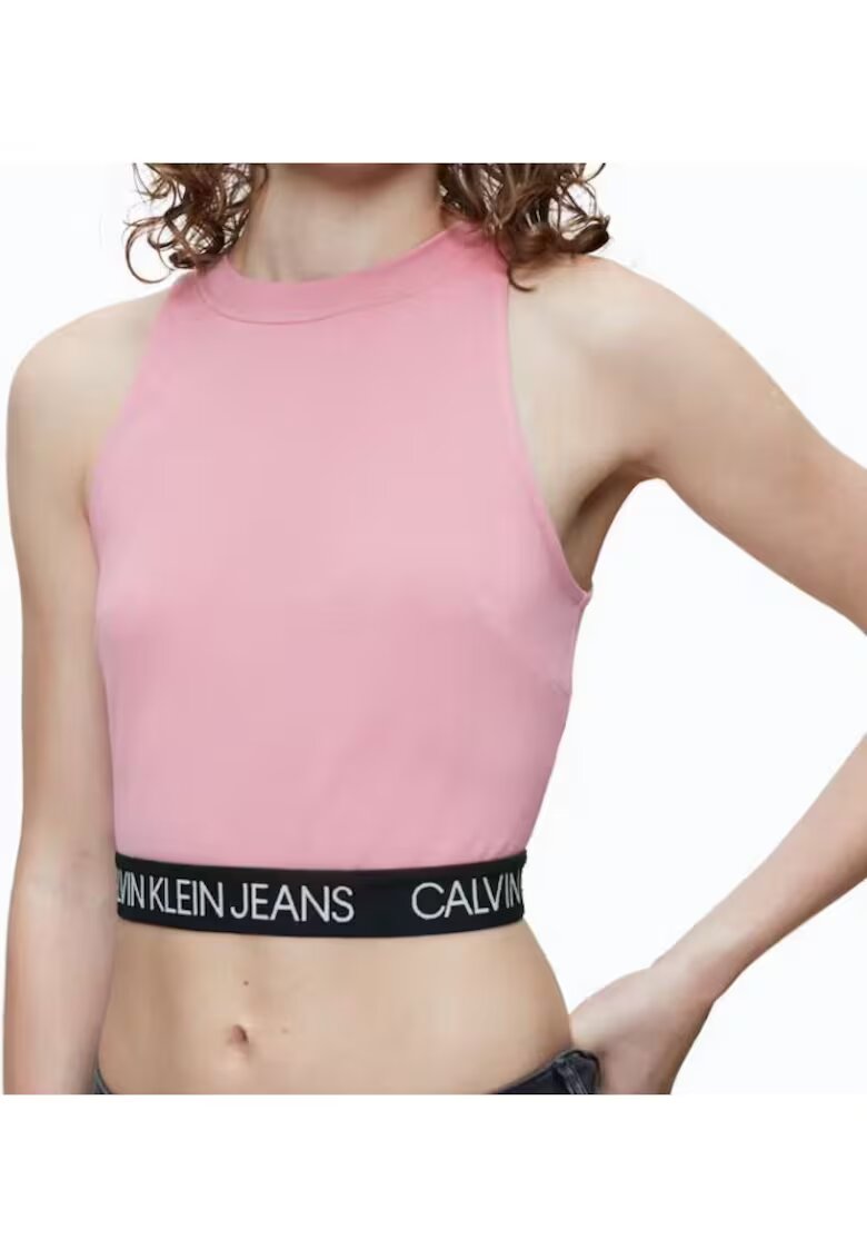 Calvin Klein Jeans Top crop slim fit Milano -