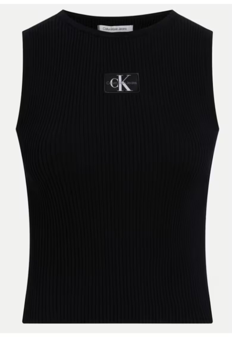 Calvin Klein Jeans Top slim fit din amestec de lyocell -
