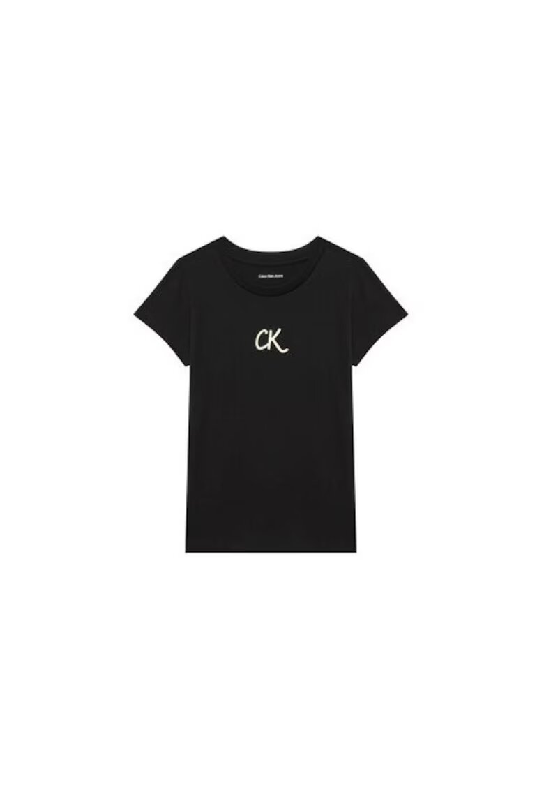 Calvin Klein Jeans Tricou copii - negru - 12 ani - bumbac -