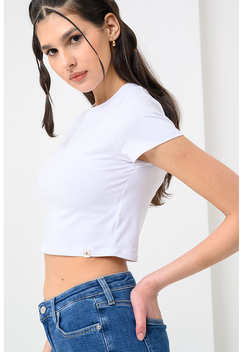 Calvin Klein Jeans Tricou crop slim fit