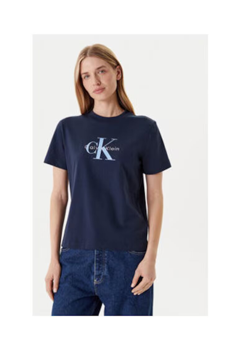 Calvin Klein Jeans Tricou dama - bumbac - Bleumarin