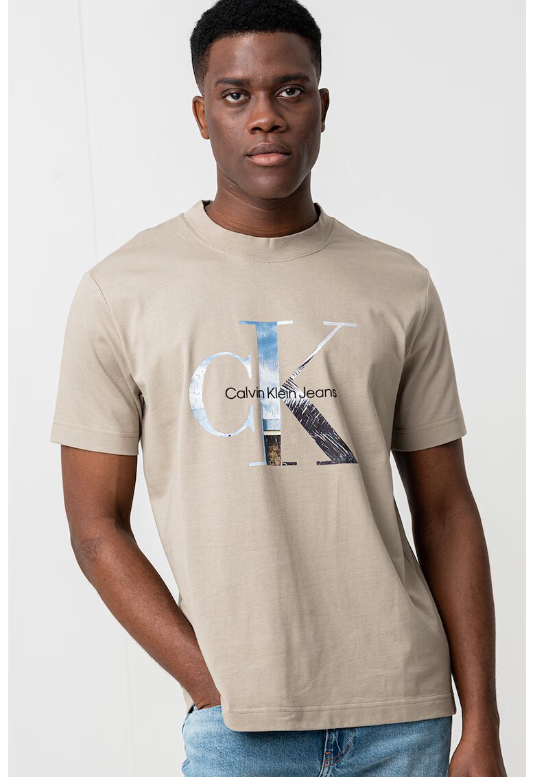 Calvin Klein Jeans Tricou de bumbac cu logo