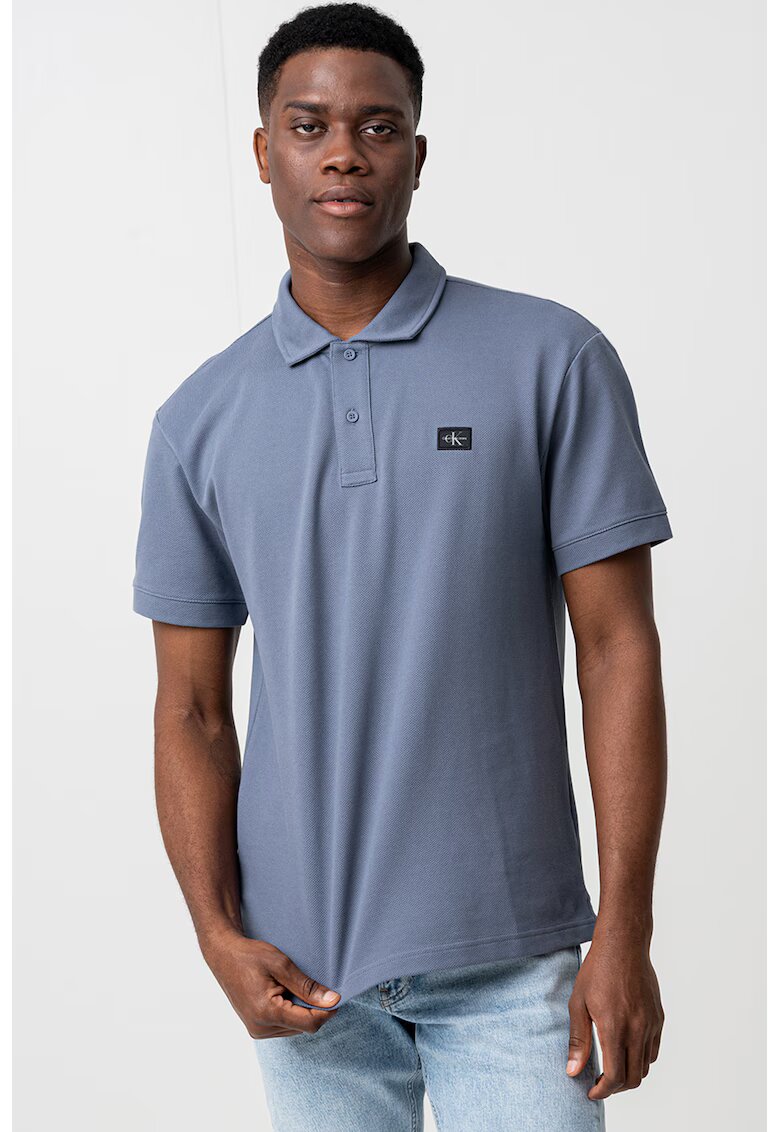 Calvin Klein Jeans Tricou polo cu logo discret