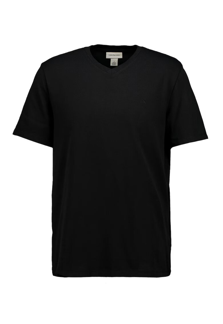 Calvin Klein Jeans Tricou uni regular-fit - Negru