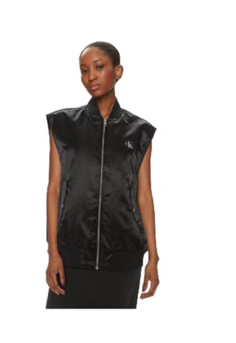 Calvin Klein Jeans Vesta dama - neagra - nylon - Negru