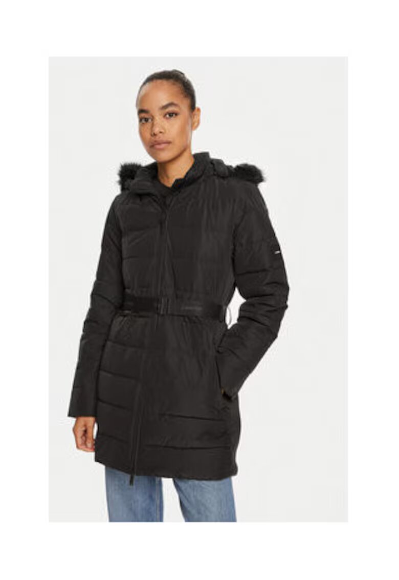 Calvin Klein Palton de iarna Dama - Negru - 100% poliester reciclat