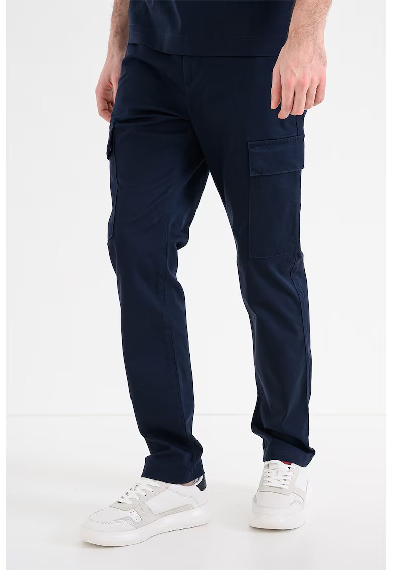 Calvin Klein Pantaloni cargo slim fit - Bleumarin