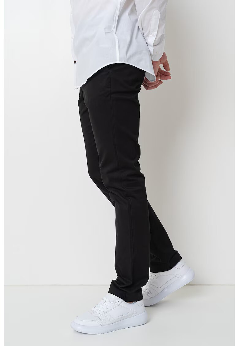 Calvin Klein Pantaloni chino slim fit - Negru
