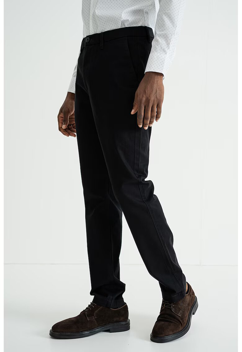 Calvin Klein Pantaloni chino slim fit - Negru