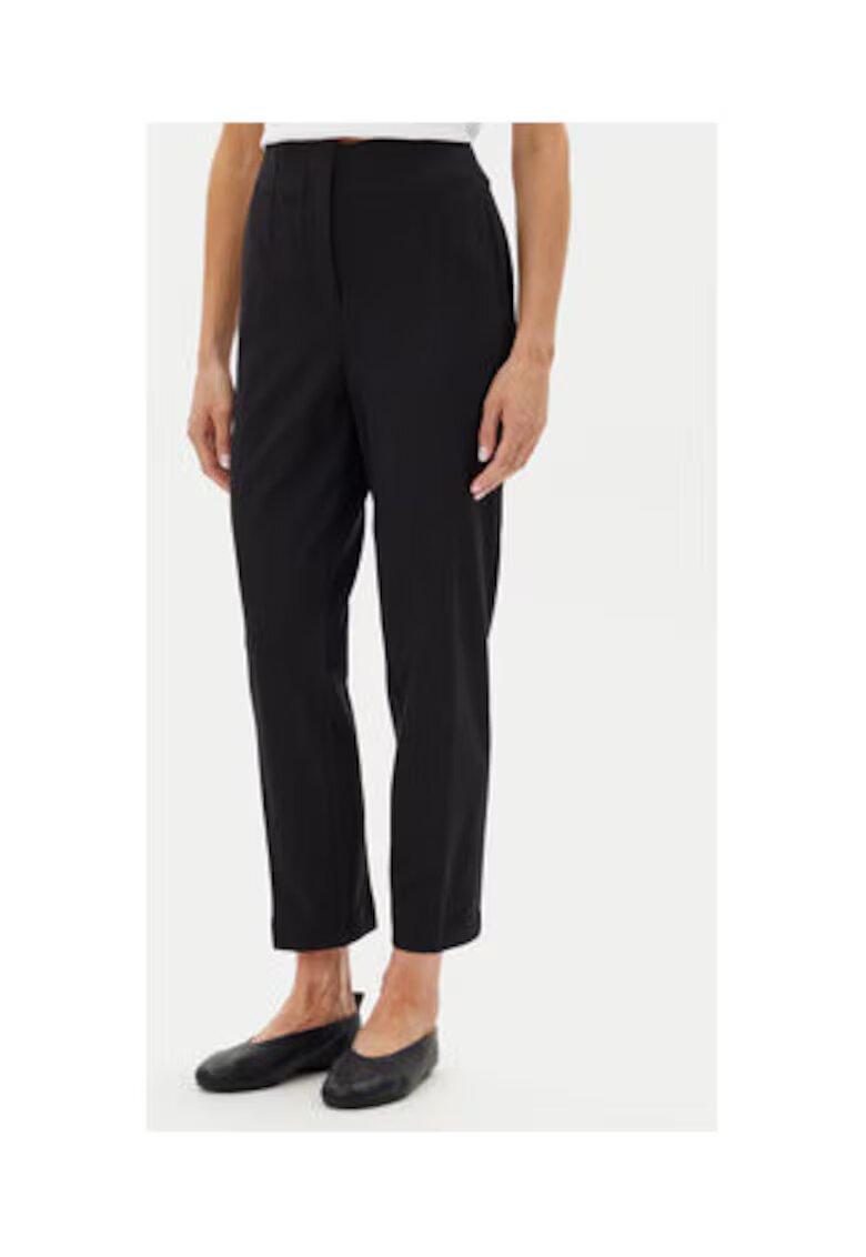 Calvin Klein Pantaloni din stofa dama - Negru - 67% viscoza - 28% poliamida - 5% elastan -