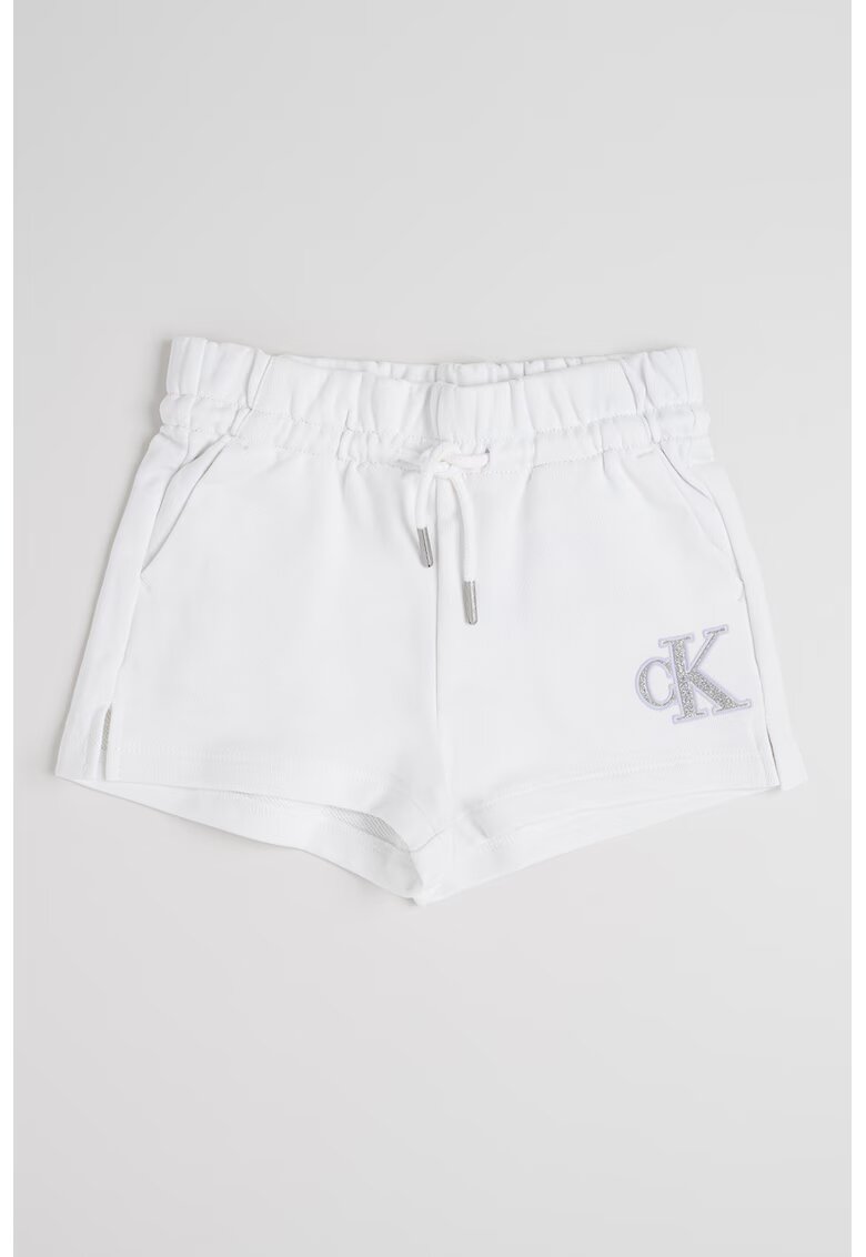 Calvin Klein Pantaloni scurti cu logo - Alb