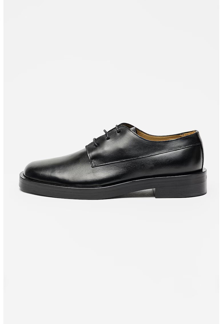 Calvin Klein Pantofi derby din piele - Negru