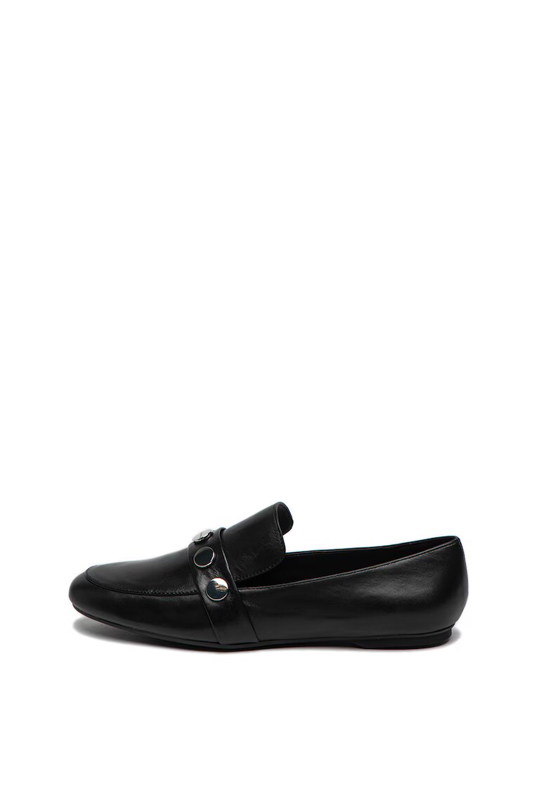 Calvin Klein Pantofi loafer de piele cu aplicatii metalice Ola
