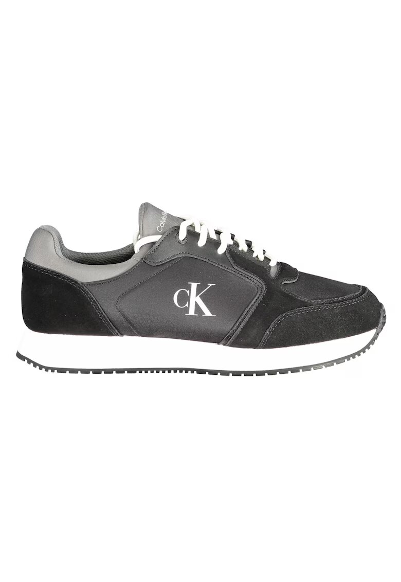 Calvin Klein Pantofi sport barbati - 30% poliester - 30% piele - 40% poliuretan - Negru - 44 - YM0YM01152