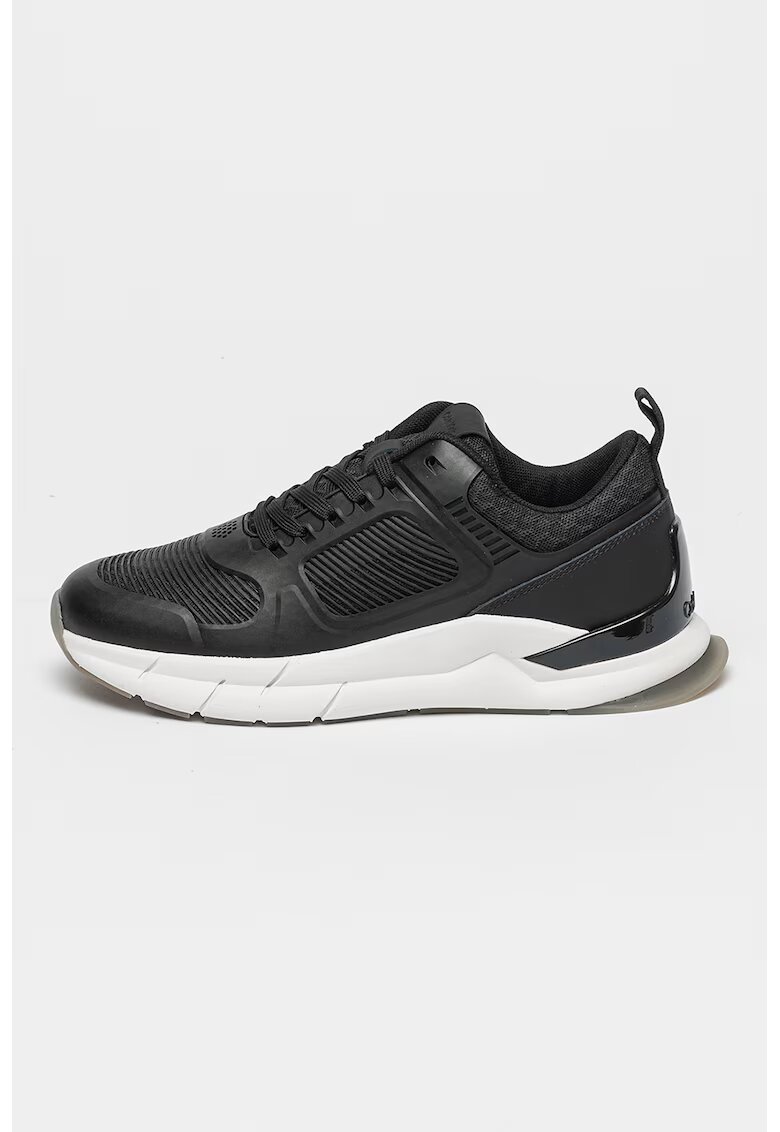 Calvin Klein Pantofi sport cu insertii din material textil - Negru