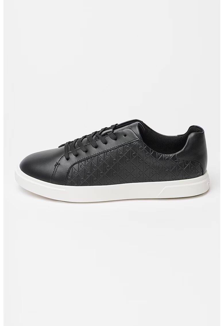 Calvin Klein Pantofi sport cu model logo - Negru/Alb murdar