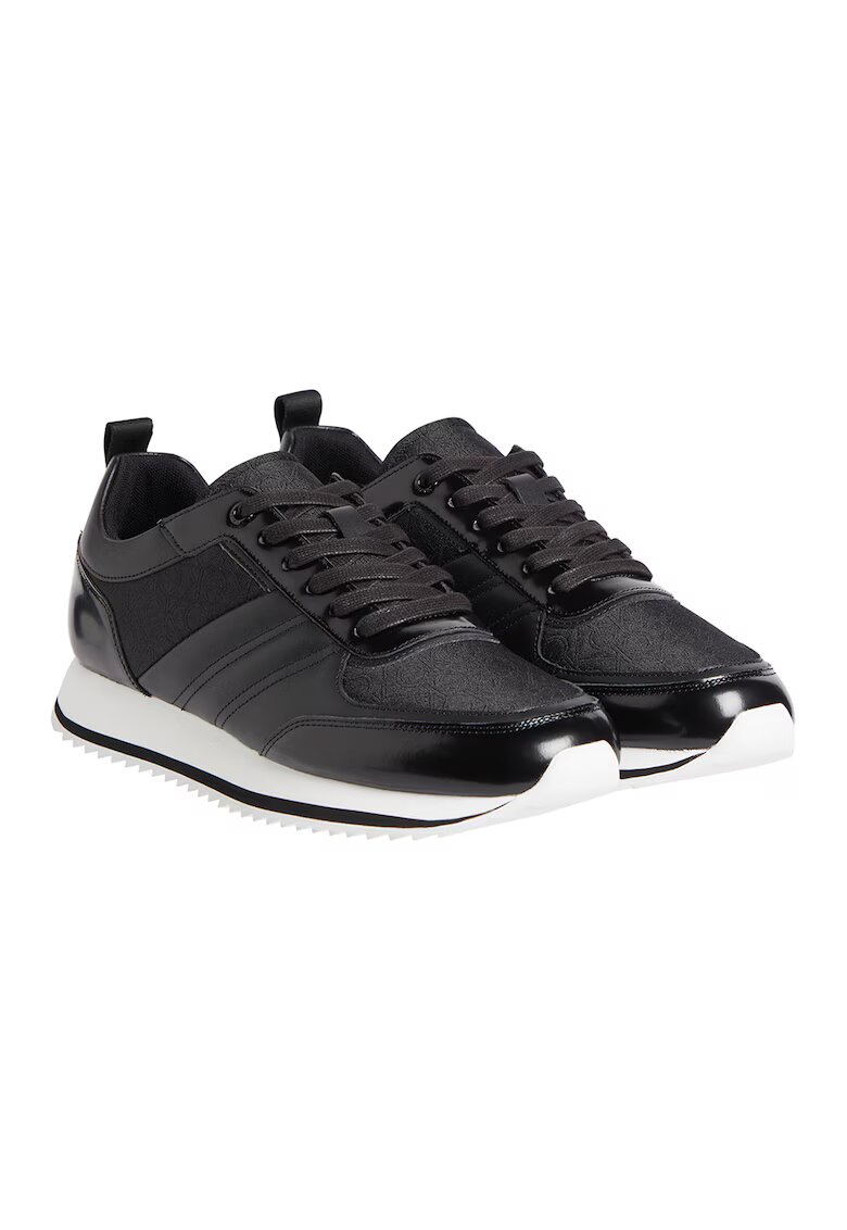 Calvin Klein Pantofi sport cu model monograma - Negru