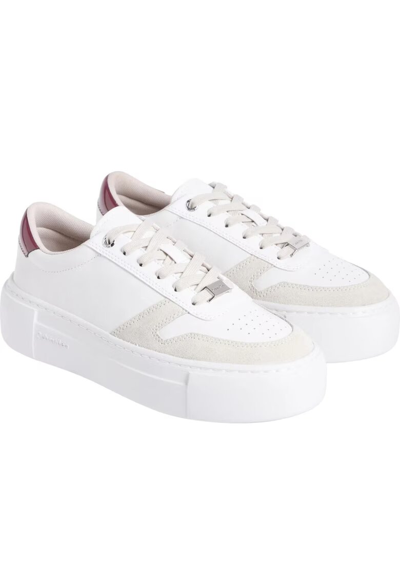 Calvin Klein Pantofi sport - HW0HW02409 0K4 - casual - piele - alb