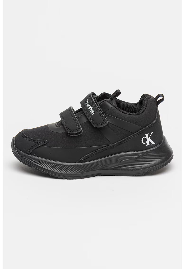 Calvin Klein Pantofi sport low-cut cu velcro - Negru