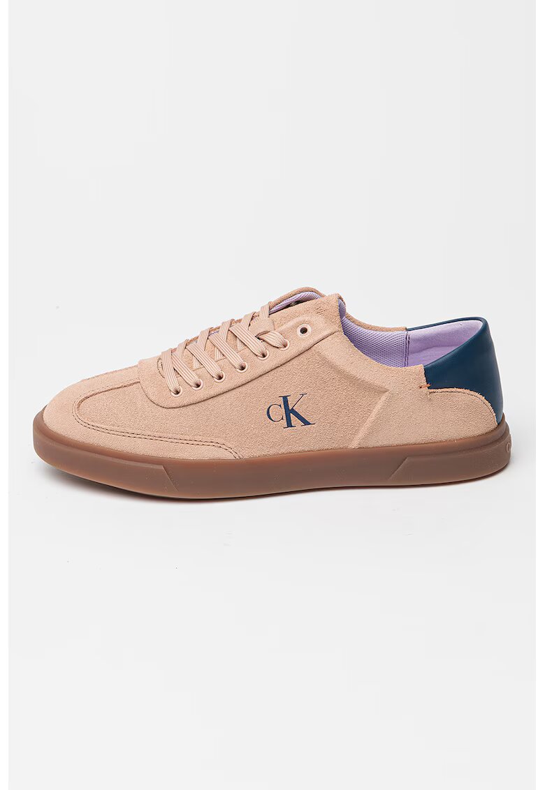 Calvin Klein Pantofi sport low-cut Pro Cups - Caramel/Roz prafuit