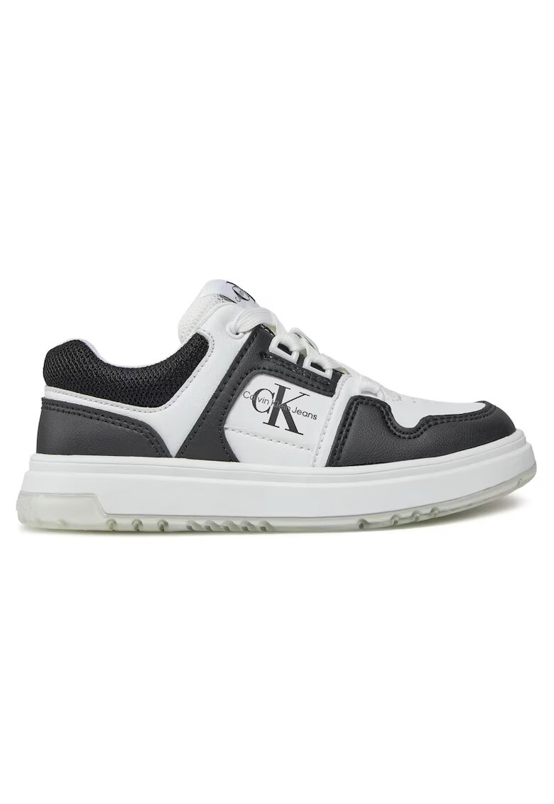 Calvin Klein Pantofi sport pentru Baieti - low cut lace-up sneaker - V3X9-80864-1355X001 - Negru - Negru