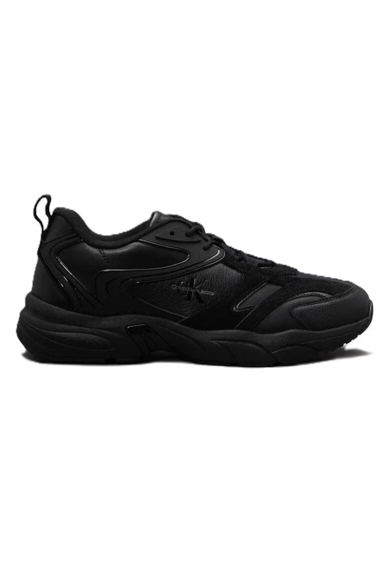 Calvin Klein Pantofi sport pentru Barbati - retro tennis low lace auth snk - YM0YM01103-0GJ - 547974 - Negru