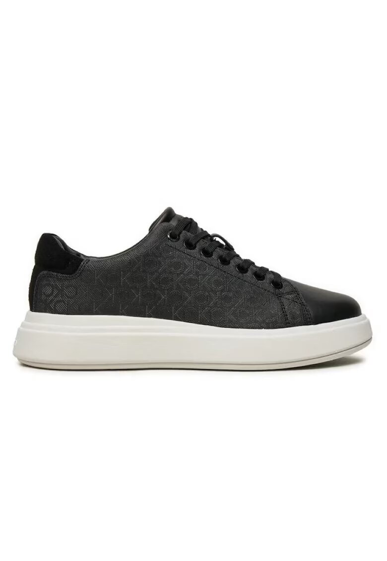 Calvin Klein Pantofi sport pentru - CUPSOLE LACE UP - SUEDEBT - HW0HW02404-0F4 - Negru