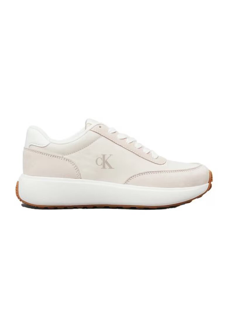 Calvin Klein Pantofi sport pentru Femei - athleisure runner laceupmix wn - YW0YW01774-01T - Alb - Alb