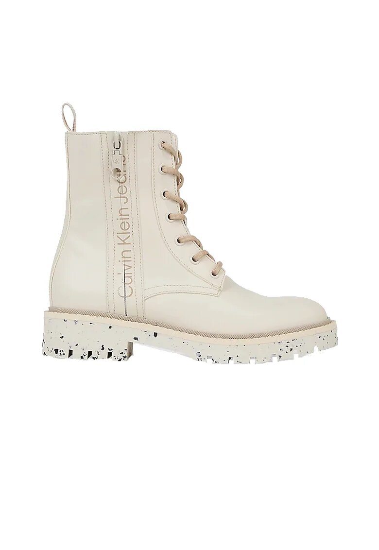 Calvin Klein Pantofi sport pentru Femei - combat mid laceup boot wn - YW0YW01255-0F7 - Bej - Bej