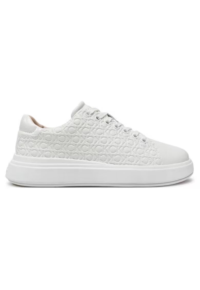 Calvin Klein Pantofi sport pentru Femei - cupsole lace up saffmono - HW0HW02103-0K7 - Alb