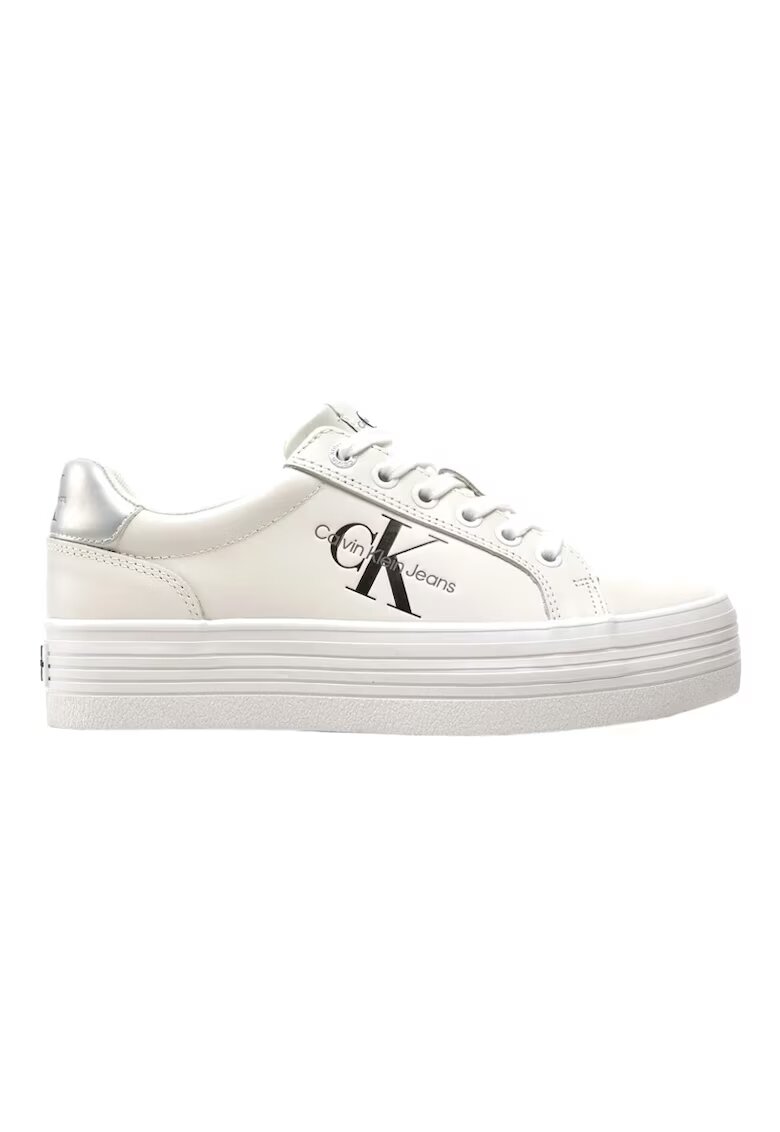 Calvin Klein Pantofi sport pentru Femei - vulc flatform laceuplth - YW0YW01474-0K9 - Alb - Alb