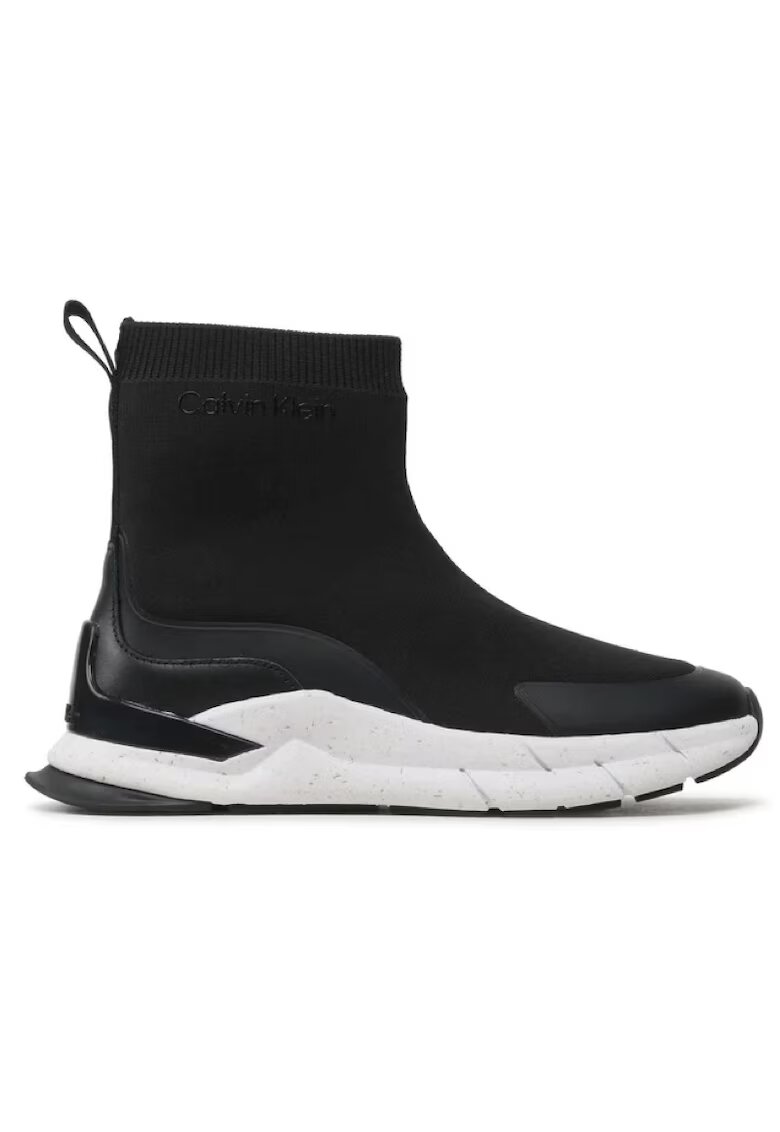 Calvin Klein Pantofi sport SOCK BOOT - Negru