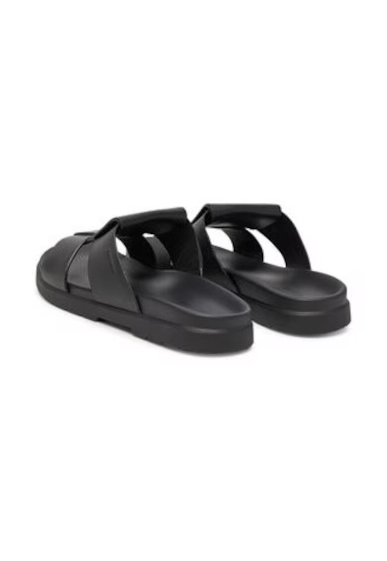 Calvin Klein Papuci barbatesti - piele naturala - negru - Negru