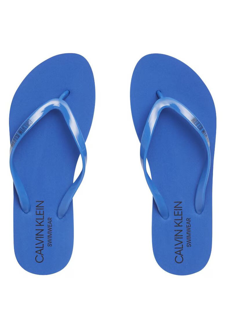 Calvin Klein Papuci flip-flop cu logo -