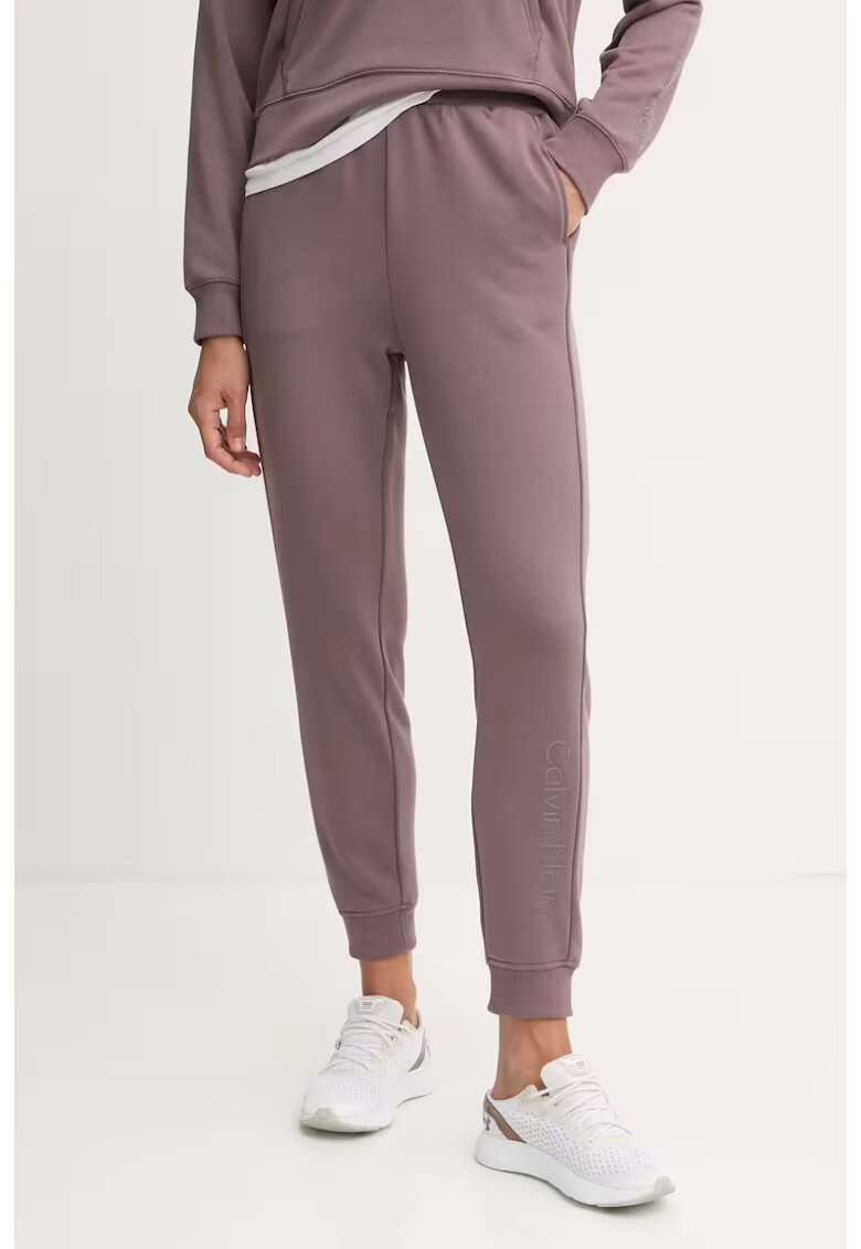Calvin Klein Performance Pantaloni trening dama - Maro taupe