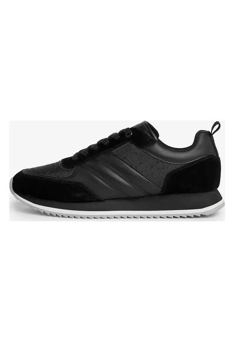 Calvin Klein piele si sintetic - negru - inchidere cu sireturisadzxf - Negru