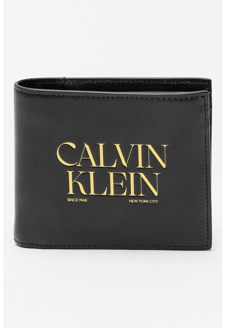 Calvin Klein Portofel din piele - Negru